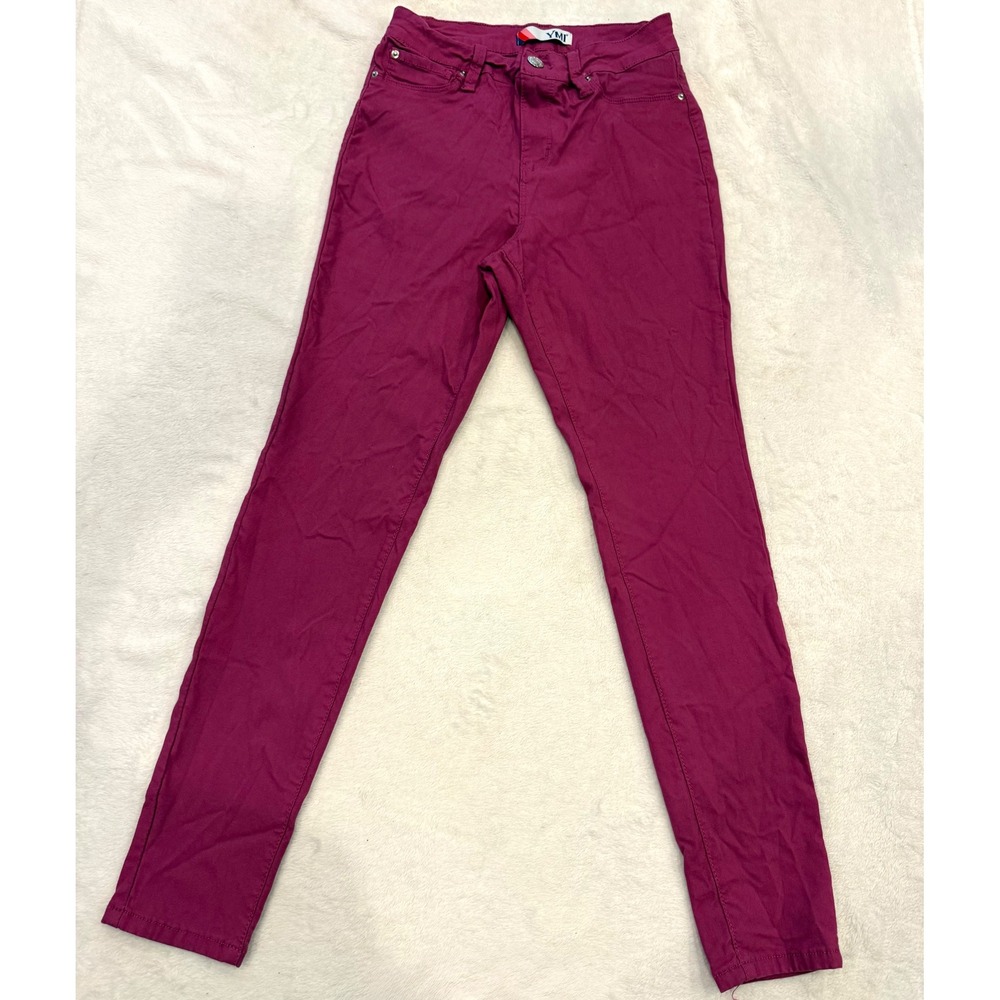 YMI Women's Magenta Purple Skinny Jeans‎ Colored Denim Pants Size 6